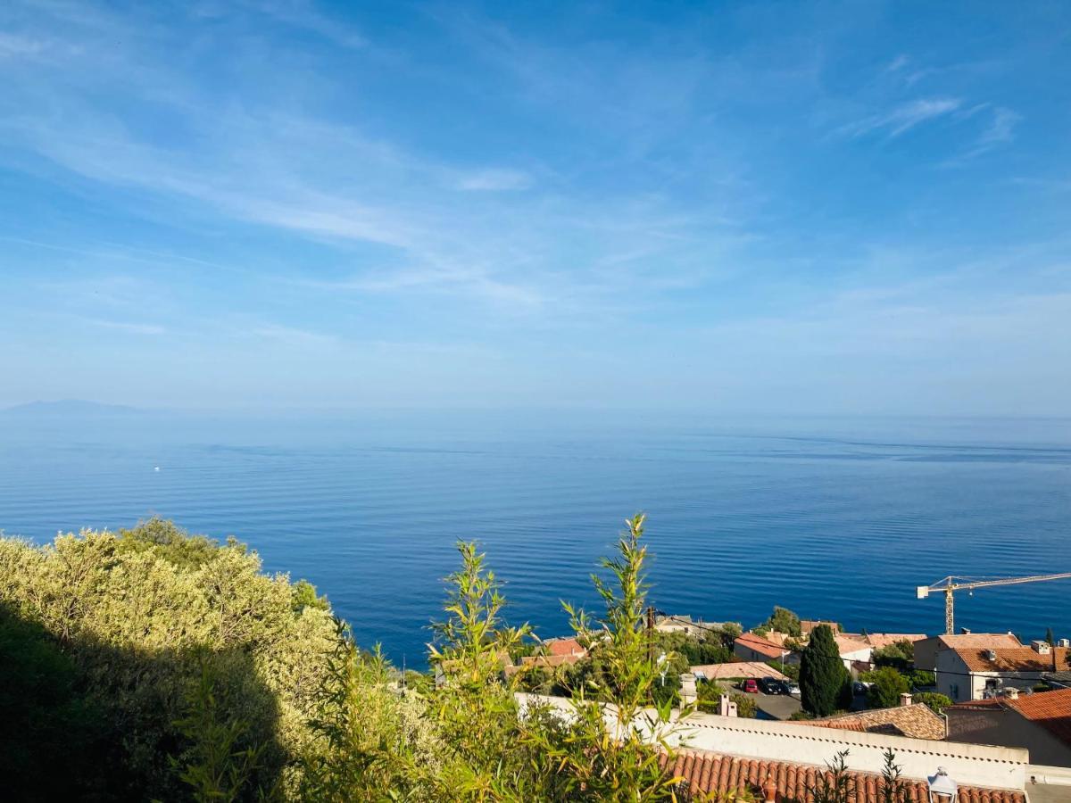 Maison Mediterraneo - Rez De Villa, Vue Imprenable Sur La Mer Pietranera Exterior foto